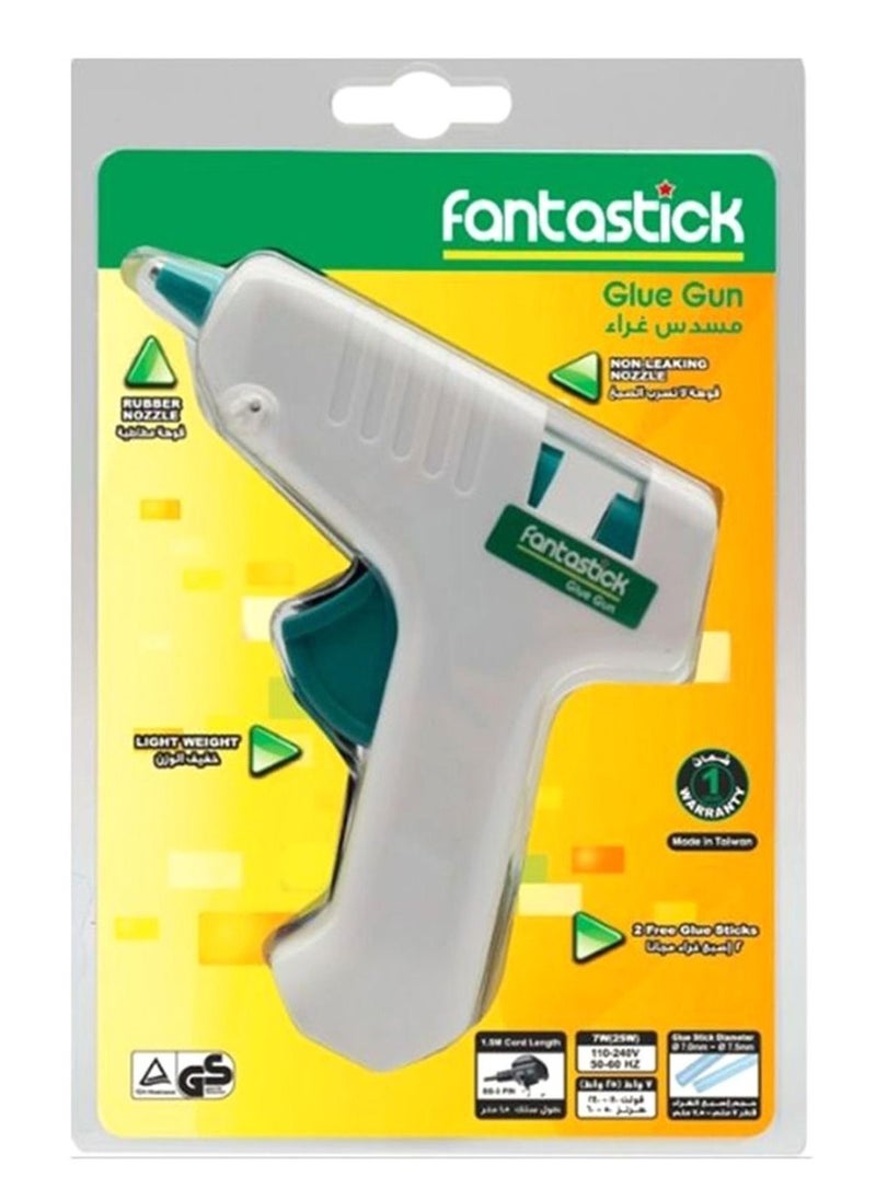 Fantastick - 25 Watt Power Regular Glue Gun With A Pack of 12 Glue Sticks - Image 1