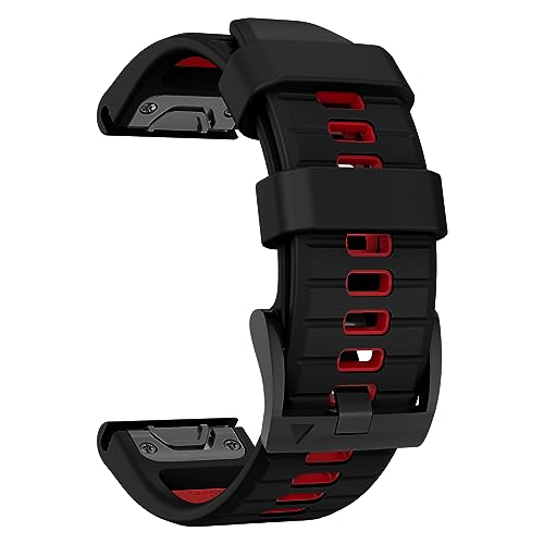 MYSNBKN Compatible with Fenix 7 Band,22mm Easy-fit Silicone Watch Strap Wristbands Replacement for Garmin Fenix 5/Fenix 5 Plus/Fenix 6/Fenix 6 Pro/Fenix 7 Pro/Forerunner 935/Forerunner945/Approach S60 - Image 1