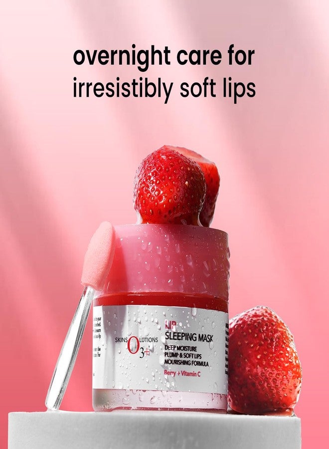 O3+ Lip Sleeping Mask for Plump, Smooth & Soft Lips with Nourishing Shea Butter and Berry Extracts, Deep Overnight Repair Lip Treatment for Chapped, Cracked & Dry Lips, 25g - Image 4
