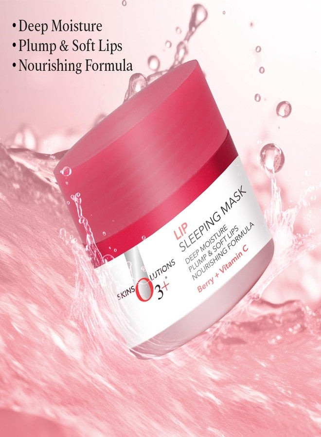 O3+ Lip Sleeping Mask for Plump, Smooth & Soft Lips with Nourishing Shea Butter and Berry Extracts, Deep Overnight Repair Lip Treatment for Chapped, Cracked & Dry Lips, 25g - Image 5