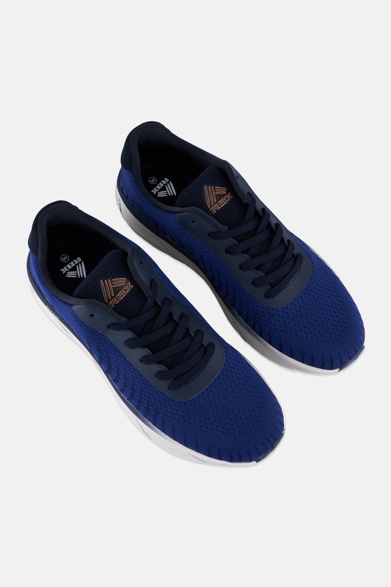 RBX Men Lace Up Outdoor Shoes, Dark Blue - Image 4
