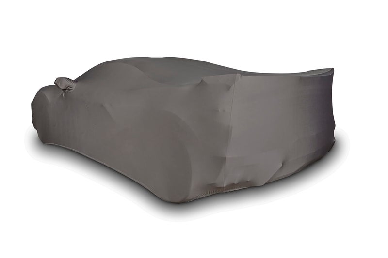 SR1 Performance C8 Corvette Custom Fit Car Cover - Indoor Ultraguard Stretch Satin - The Ultimate High End Fit for 2020-2025 Stingray, Z06, Z51, E-Ray Corvettes (Gray) - Image 5