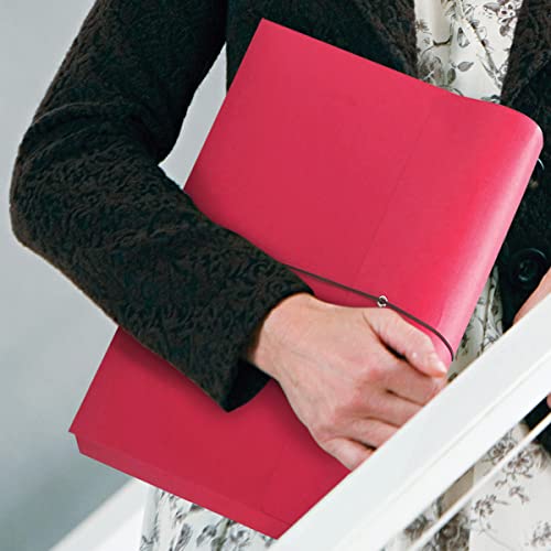 Smead Colored Expanding File Wallet with Flap and Cord Closure, 2" Expansion, Letter Size, Assorted Colors, 50 per Box (77251) - Image 2