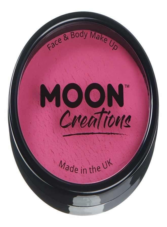 Moon Creations Pro Face & Body Paint Cake Pots by Moon Creations - Dark Pink - Professional Water Based Face Paint Makeup for Adults, Kids - 1.26oz - Image 1