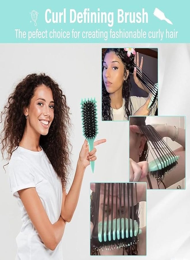 DORLANK Hair Brush For Women, Paddle Hair Brush Curly Hair Comb, Flexible For Women Men Detangling Hair Brush, /Short/Straight/Curly Hair - Image 5
