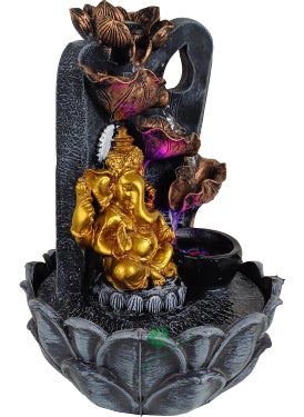RUPANNA RUPANNA Ganesha 4 Step Table Top Water Fountain for Home DecorOfficeVastuHouse WarmingGift  - Image 5
