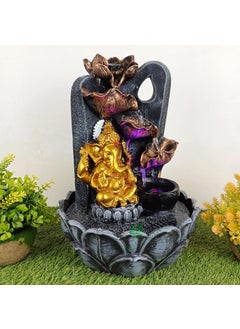 RUPANNA RUPANNA Ganesha 4 Step Table Top Water Fountain for Home DecorOfficeVastuHouse WarmingGift  - Image 2