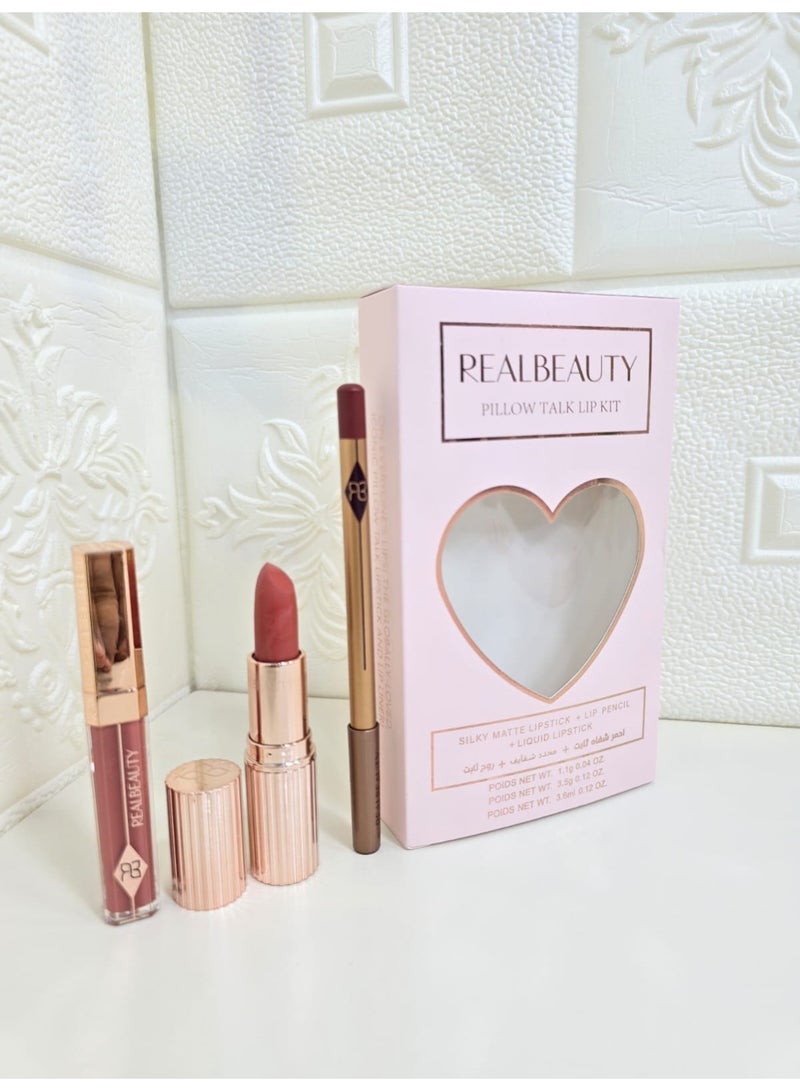 REALBEAUTY Pillow Talk Lip Kit - Image 3