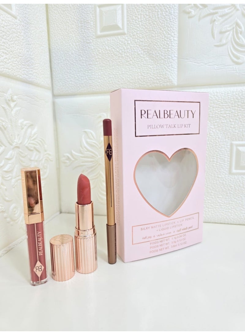 REALBEAUTY Pillow Talk Lip Kit - Image 2