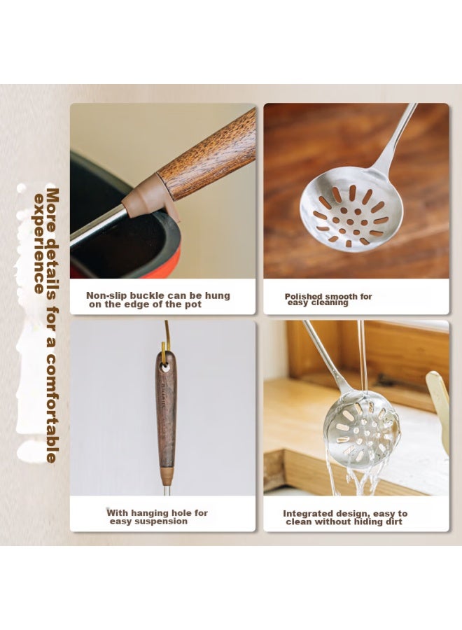 SHUEHO Shukehutu Mini Strainer, Stainless Steel Food-grade Filter Scoop, Skimmer, Colander, Hot Pot Strainer, Kitchen Household Use  - Image 4
