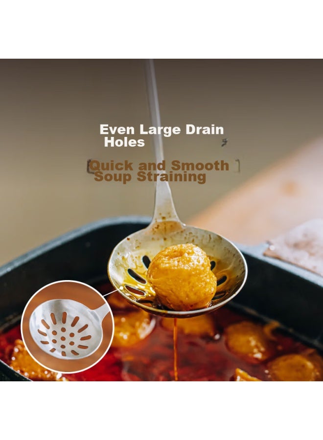 SHUEHO Shukehutu Mini Strainer, Stainless Steel Food-grade Filter Scoop, Skimmer, Colander, Hot Pot Strainer, Kitchen Household Use  - Image 1