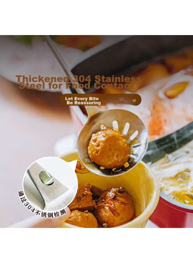 SHUEHO Shukehutu Mini Strainer, Stainless Steel Food-grade Filter Scoop, Skimmer, Colander, Hot Pot Strainer, Kitchen Household Use  - Image 2
