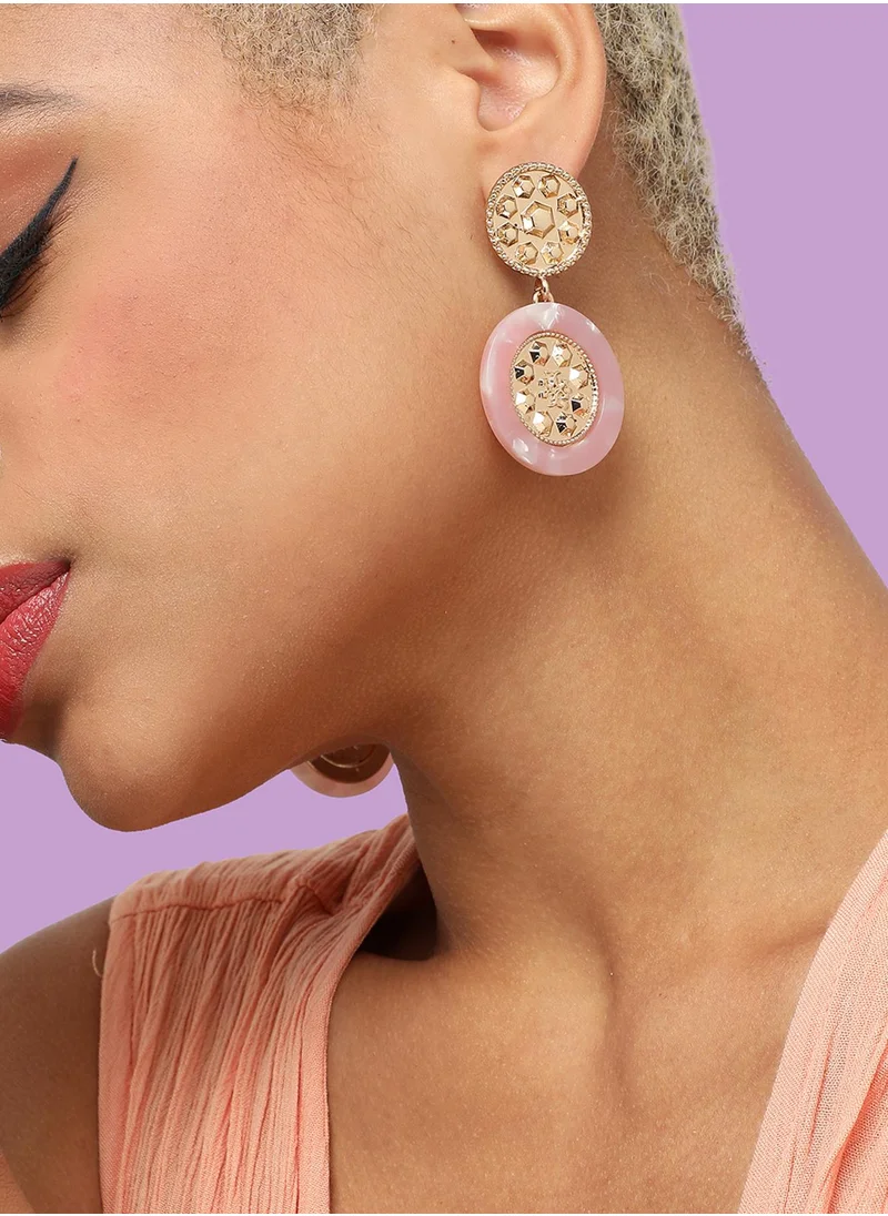 SOHI Ethnic Drop Earrings