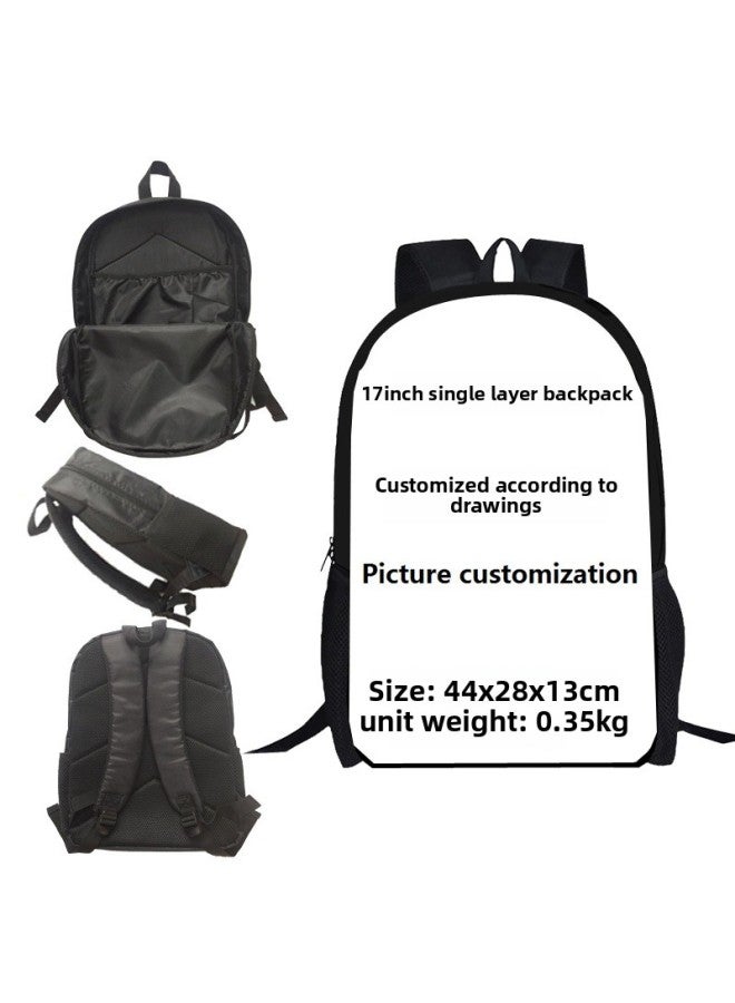 Picture Customized Schoolbag For Primary School Students Grade 1-6 Cartoon Burden Reduction Backpack For Adults Backpack For Kindergarten-Color:Hanging Bag - Image 2