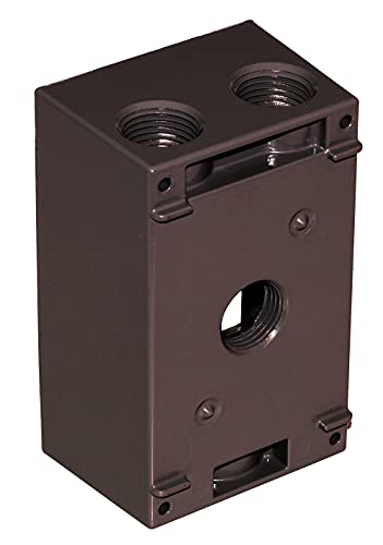 Sigma Electric, Bronze, Size Sigma Engineered Solutions, 14251BR 1/2-Inch 4 Hole 1-Gang Box - Image 3