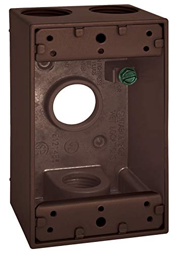 Sigma Electric, Bronze, Size Sigma Engineered Solutions, 14251BR 1/2-Inch 4 Hole 1-Gang Box - Image 5