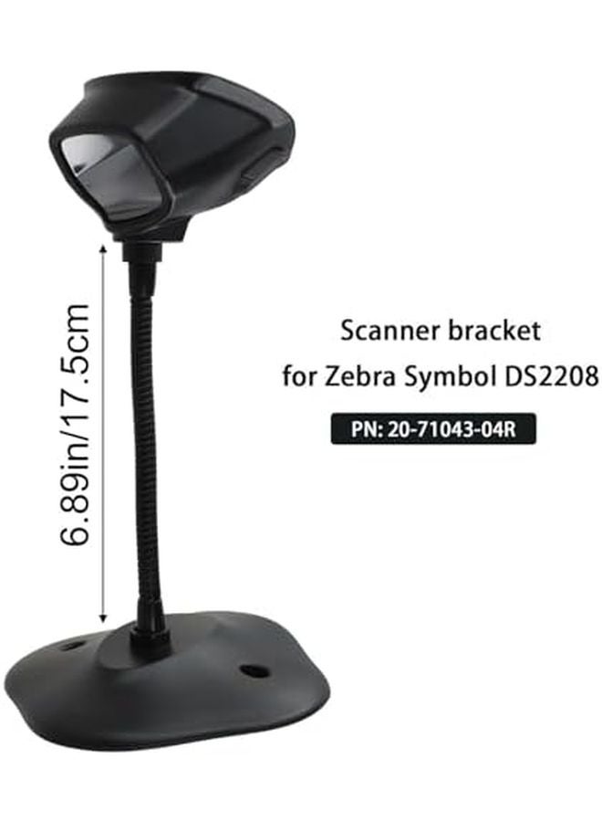 Heavy Duty Steel Arm Adjustable Height Barcode Scanner Stand Non Slip Base - Image 3