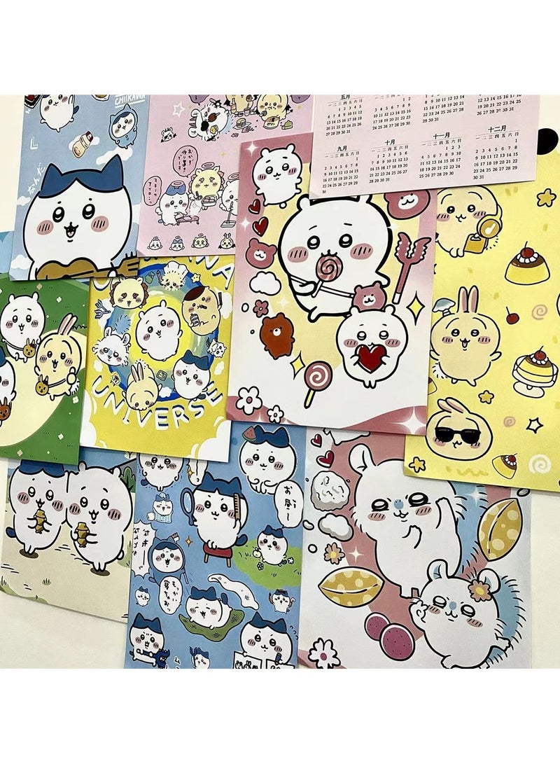 عام مجموعة ملصقات أنمي من 20 قطعة، بحجم 20×28 سم، مطبوعة على الوجهين، مناسبة لتزيين غرف النوم أو المهجع الجامعي. - Image 5