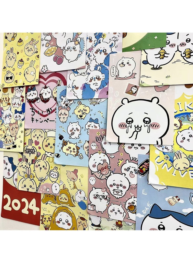 عام مجموعة ملصقات أنمي من 20 قطعة، بحجم 20×28 سم، مطبوعة على الوجهين، مناسبة لتزيين غرف النوم أو المهجع الجامعي. - Image 3