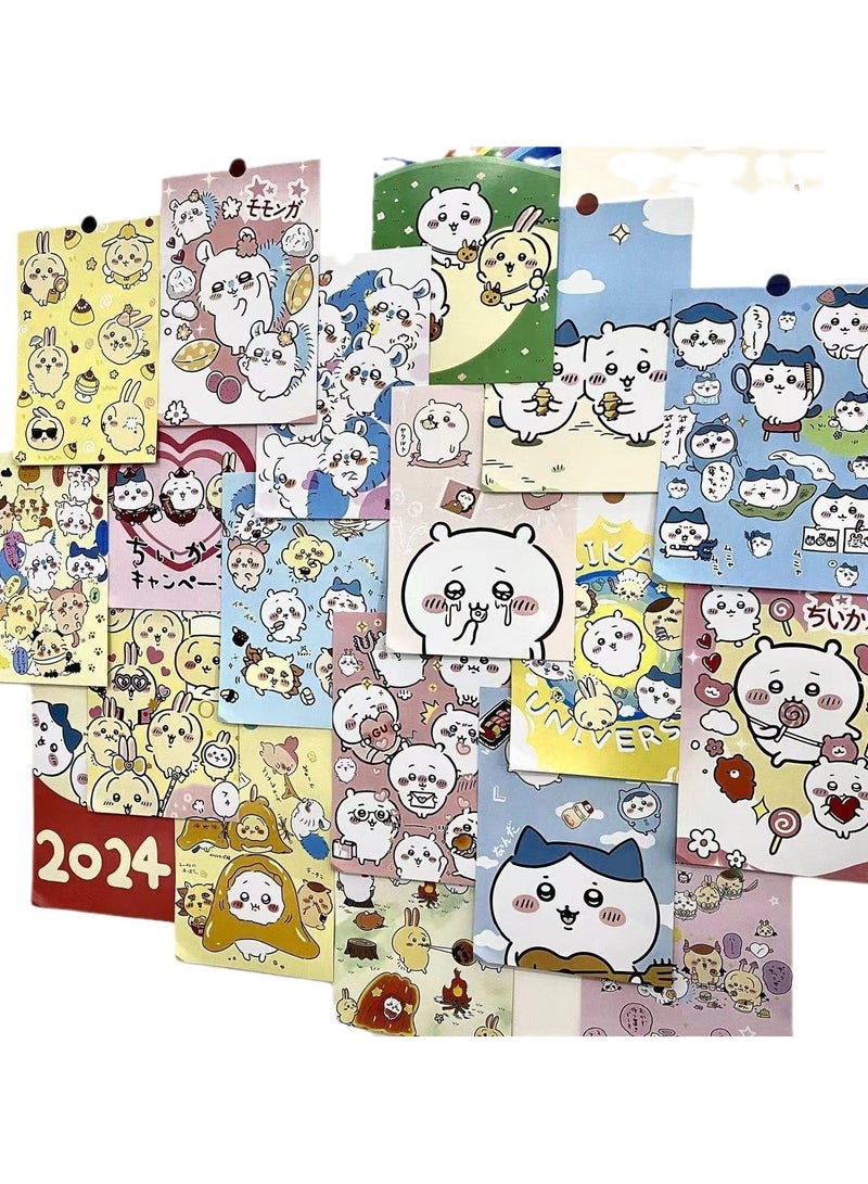 عام مجموعة ملصقات أنمي من 20 قطعة، بحجم 20×28 سم، مطبوعة على الوجهين، مناسبة لتزيين غرف النوم أو المهجع الجامعي. - Image 2