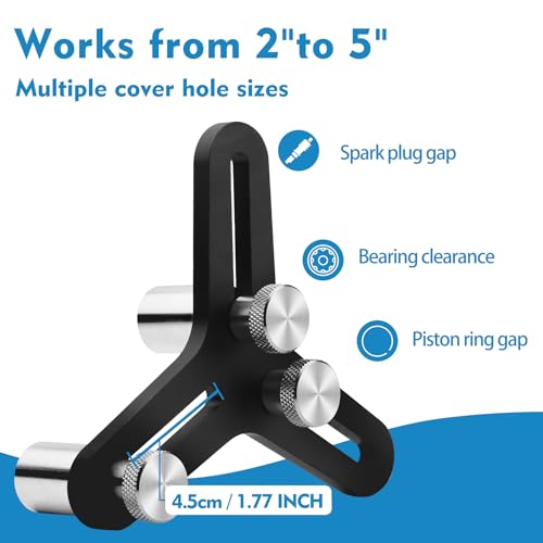 Kujunpao Universal Piston Ring Squaring Tool for End Gap 2-5inch Bores - Image 3