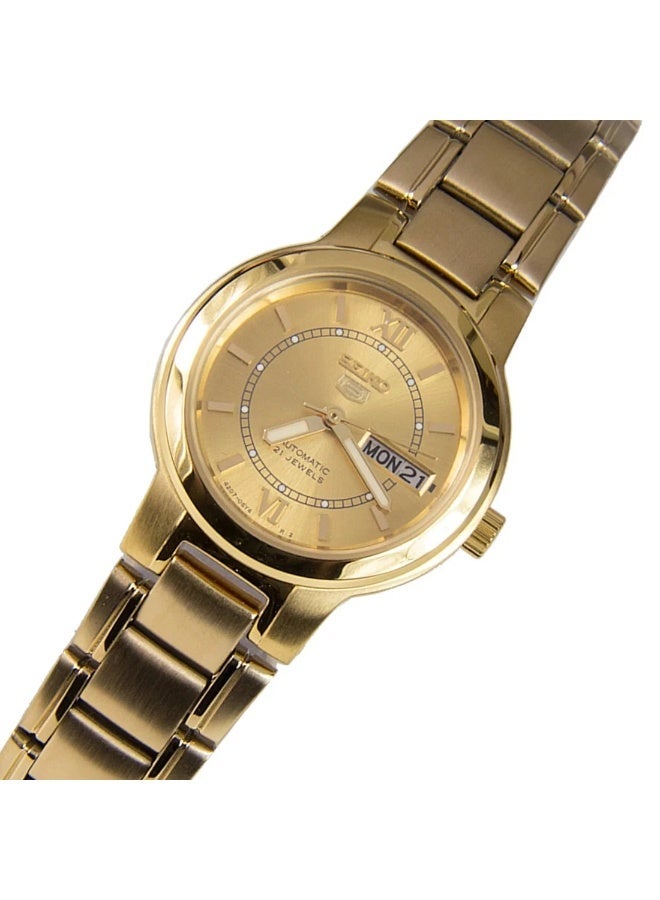 Seiko Women's Automatic Watch SYME58K1 | Gold Tone Stainless Steel Ladies Watch - Image 4