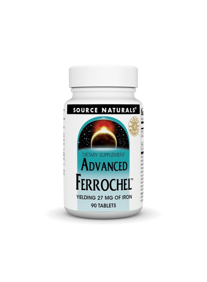 Source Naturals Advanced Ferrochel - 90 Tablets - Image 1