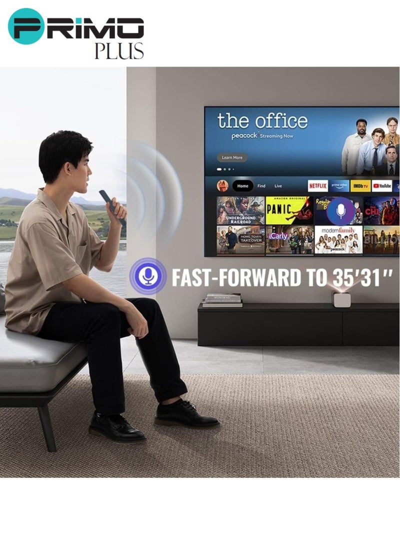 بريمو بلس جهاز تحكم عن بعد متوافق مع Xiaomi Mi TV Stick/MI Box 4S 4K، جهاز تحكم بديل لجهاز Xiaomi Mi TV Stick مع بلوتوث وتحكم صوتي - Image 5