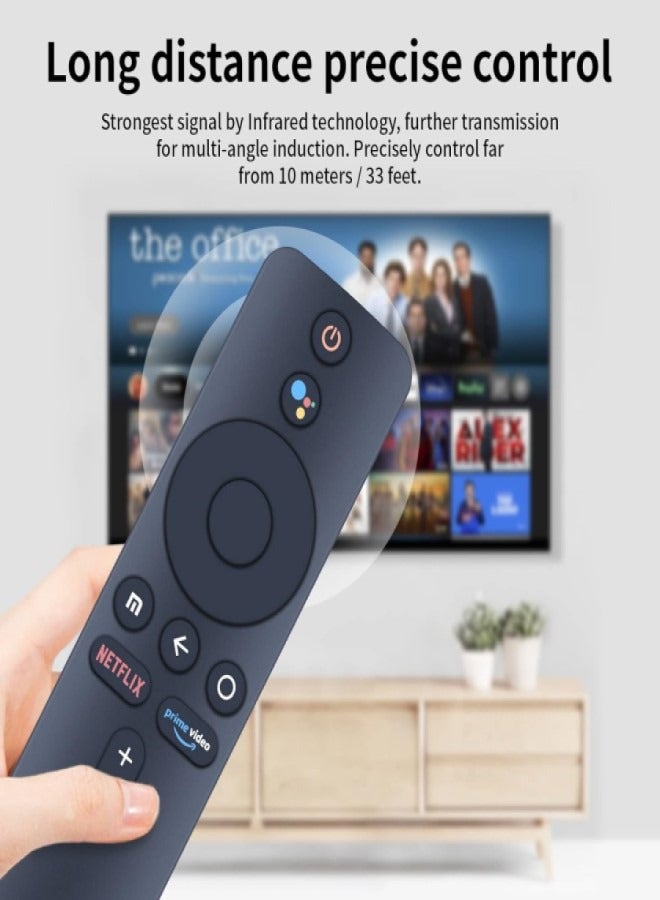 بريمو بلس جهاز تحكم عن بعد متوافق مع Xiaomi Mi TV Stick/MI Box 4S 4K، جهاز تحكم بديل لجهاز Xiaomi Mi TV Stick مع بلوتوث وتحكم صوتي - Image 2