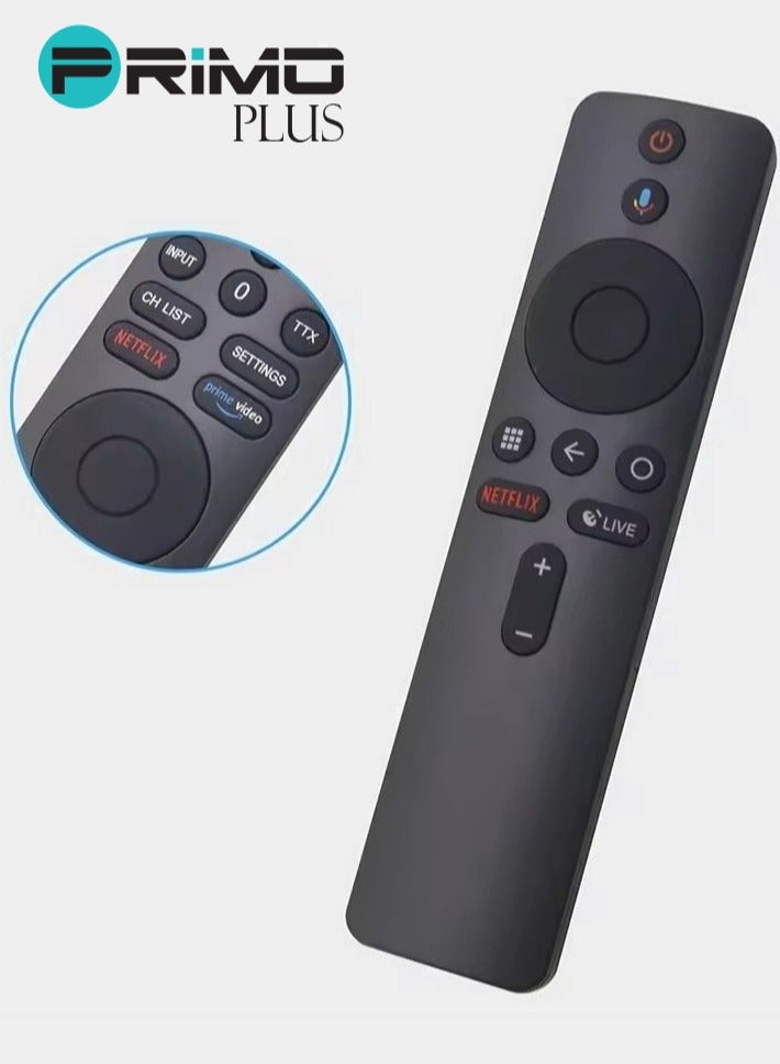 بريمو بلس جهاز تحكم عن بعد متوافق مع Xiaomi Mi TV Stick/MI Box 4S 4K، جهاز تحكم بديل لجهاز Xiaomi Mi TV Stick مع بلوتوث وتحكم صوتي - Image 1