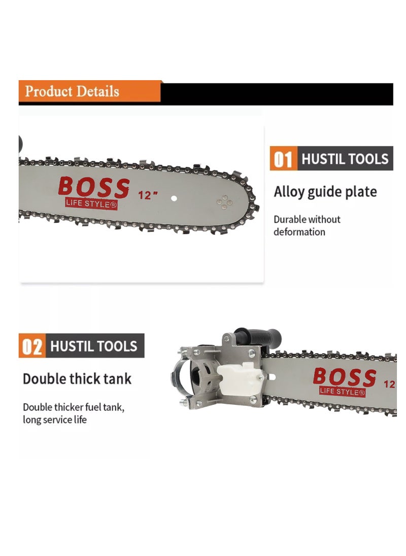 12 Inch Electric Drill Modified To Electric Chainsaw Tool Attachment Electric Chainsaws Accessory Practical Modification Tool Set Woodworking Cutting Tool - pzsku/Z4A982E3650C687253BDAZ/45/_/1701419076/fdc30057-824e-4ec9-a6ff-d0adb76fa910