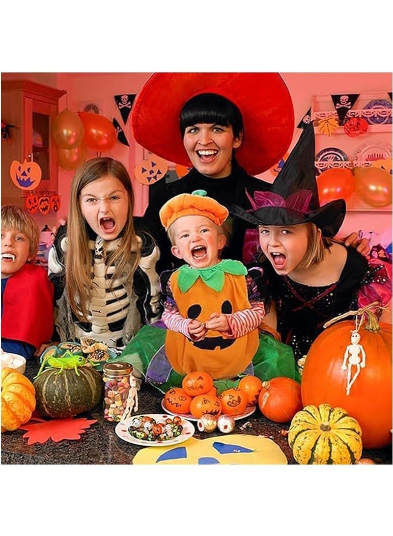 MIXDE Pumpkin Costume for Kids, Children Pumpkin Costumes  Cosplay, Toddler Infant  Costume Outfit for Boys and Girl,  Pumpkin Dress Up for Kids  with pumpkin bag - Image 4