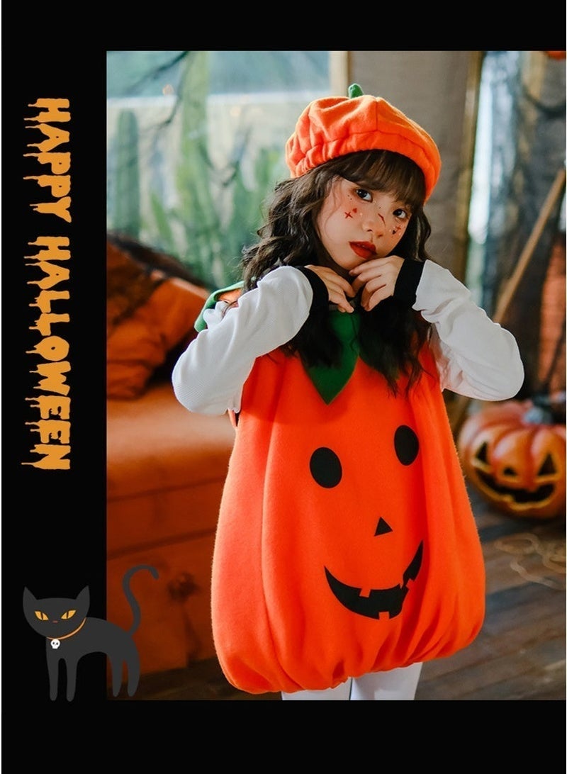 MIXDE Pumpkin Costume for Kids, Children Pumpkin Costumes  Cosplay, Toddler Infant  Costume Outfit for Boys and Girl,  Pumpkin Dress Up for Kids  with pumpkin bag - Image 5