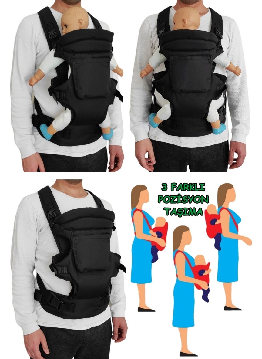 U.S.F Baby Care Bag Baby Carrier Kangaroo Luxury Baby Kangaroo Set of 2 Purple  - Image 2