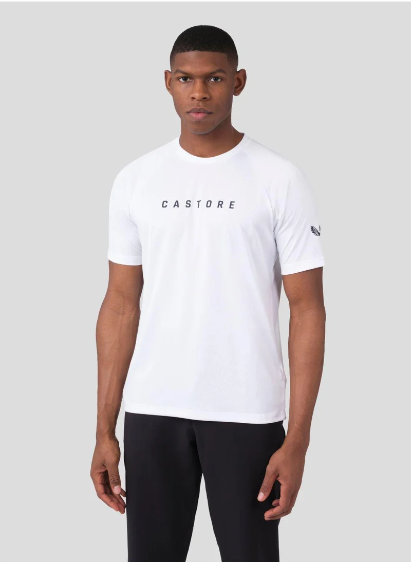 CASTORE White Short Sleeve Raglan Tee