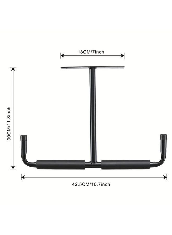1pc Overhead Garage Storage Rack Heavy Duty Ceiling Mounted Hanger For Lumber Bike Tools - Image 4