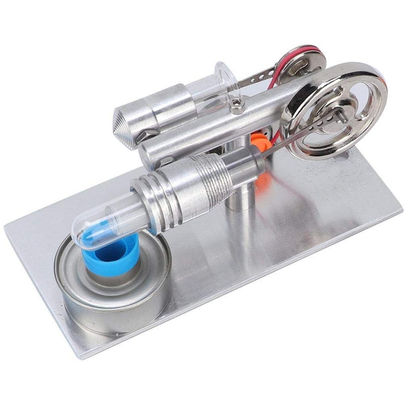 klarako Hot Air Teaching Model Mini Power Generator, Mini Stirling Engine, Stirling Engine Fan Stirling Engine for Physics Lab Teaching Model - Image 3
