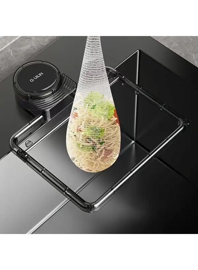 100 PCS Plastic Sink Filter Rack Detachable Suction Cup Food Scrap Catcher - Image 1