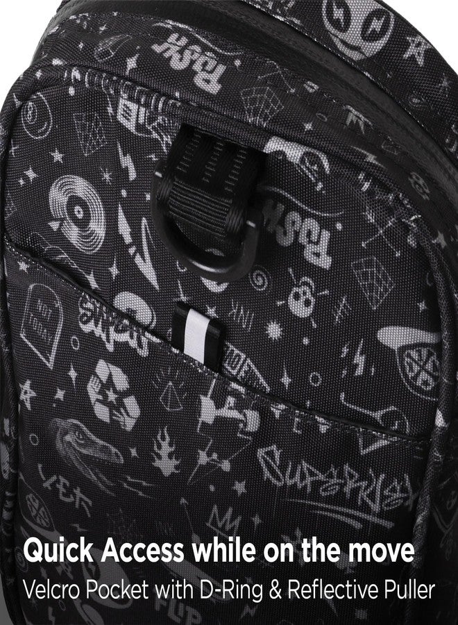 Supervek PRO Sling Bag for Men Crossbody - Water-Resistant One Side Bag for men - Cross Body Shoulder Hand Small Bag for men Travel Office - Mens Boys Passport Messenger Bags Gifts - Streetwear OG - Image 5