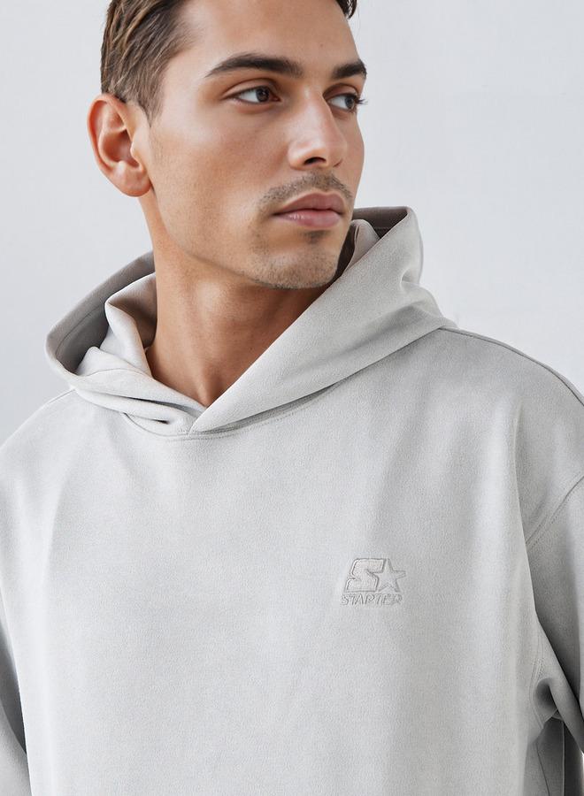 Starter Men Logo Print Polyester Blend Hoodie - Image 4