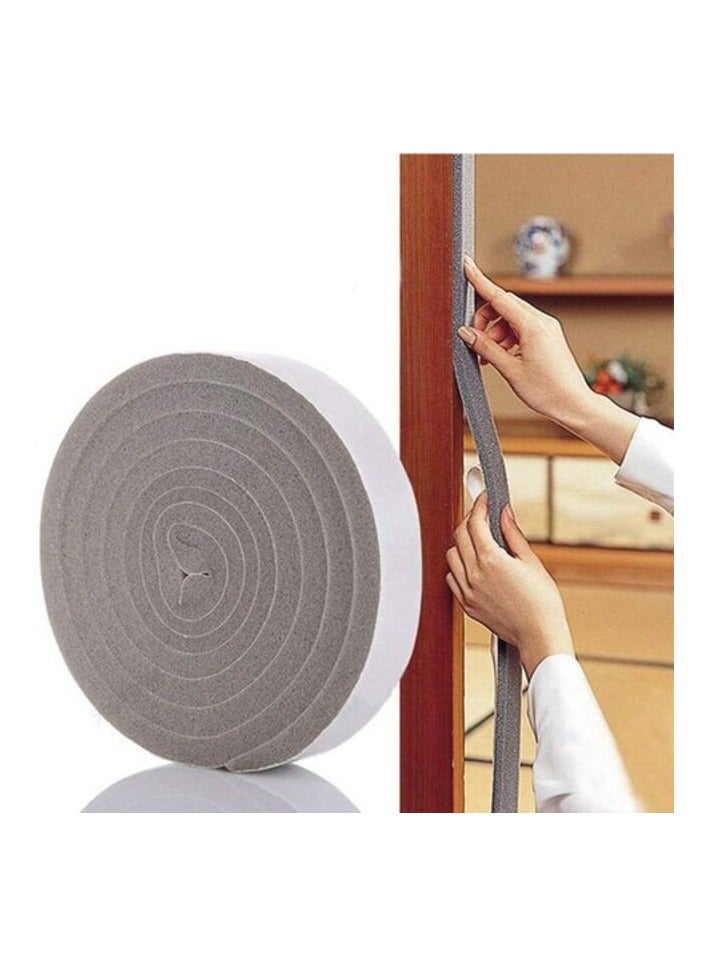 AIWANTO Door Sealing Sticker Soundproof Sealing Strip Weather Strips Self-Adhesive Seal Tape Sliding Door Weather Strip 3cm Wide x 1cm thick, 2M long  - Image 1
