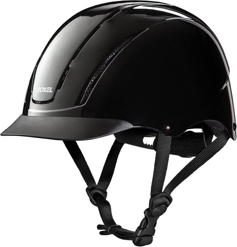 Troxel Spirit Equestrian Helmet - Black - Image 1