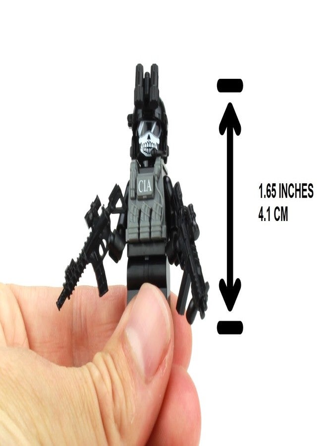 Battle Brick 1.6 Inches Tall CIA Ghost SAD/SOG Commando Custom Minifigure | Genuine Military Minifig | Head Printed in USA | Great Gift for Ages Teen to Adult AFOL - Image 2