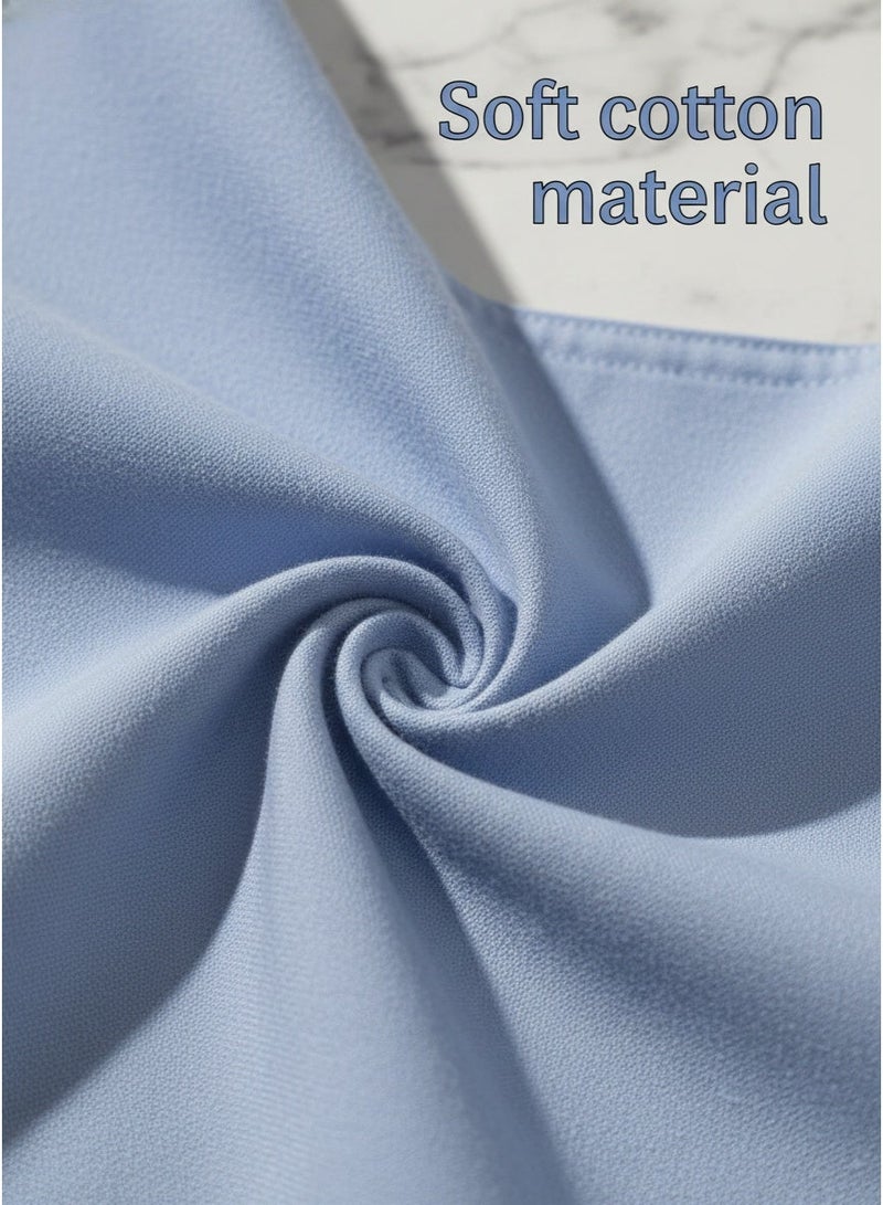 Mark Fairwhale New Minimalist V-Neck Short Sleeved Ankle Binding Men's Medical Hand Wash Suit Set - Image 4