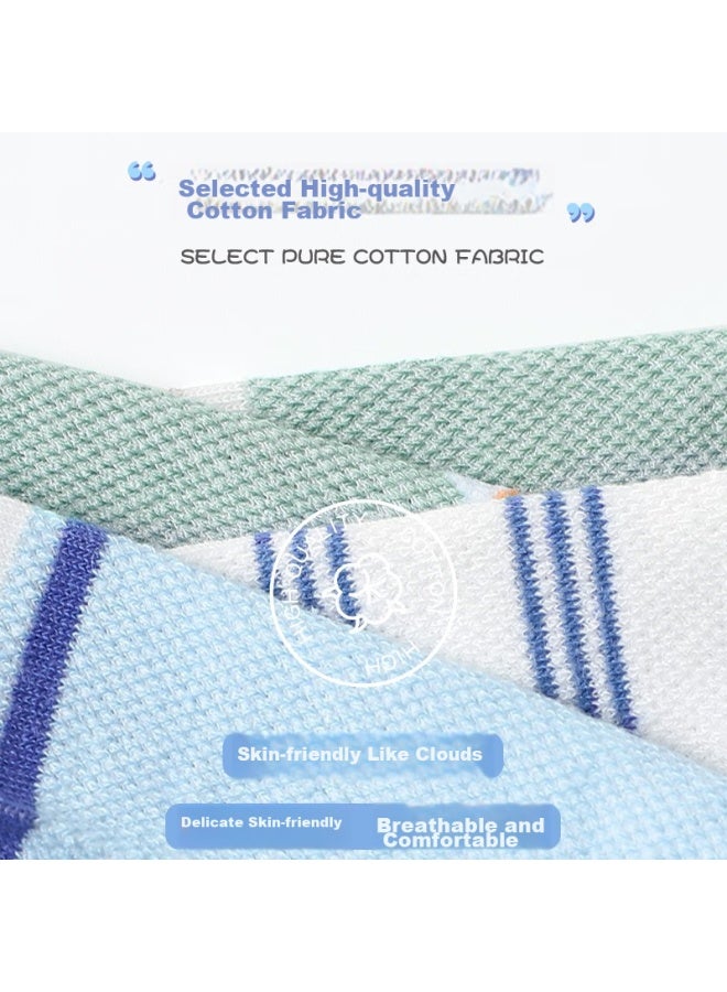 LANG SHA Langsha Children's Socks, Boys' Cotton Mesh Spring And Summer Thin Breathable Baby Mid-calf Short Socks For Older Kids - Image 3