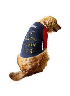 rusepin Raglan Dog Tee Anti Social Pupper Club Printed Reflective Full Sleeves Dog T-Shirt/Apparel/Clothes/Tees Gift For Small Dogs.Navy/Red/Xxs (Chihuahuas, Papillons)  - Image 1