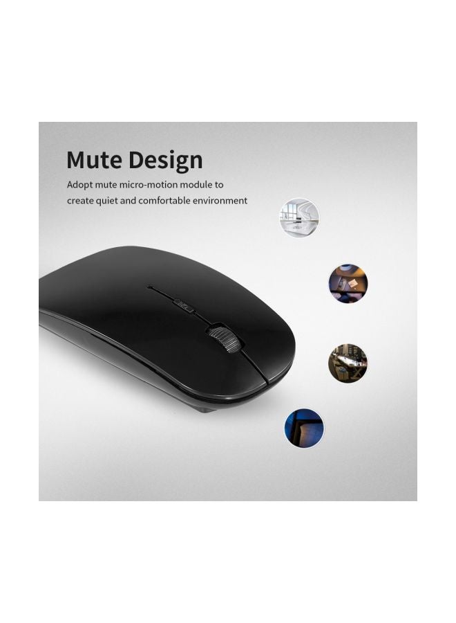 Wireless Optical Mouse Black - Image 4
