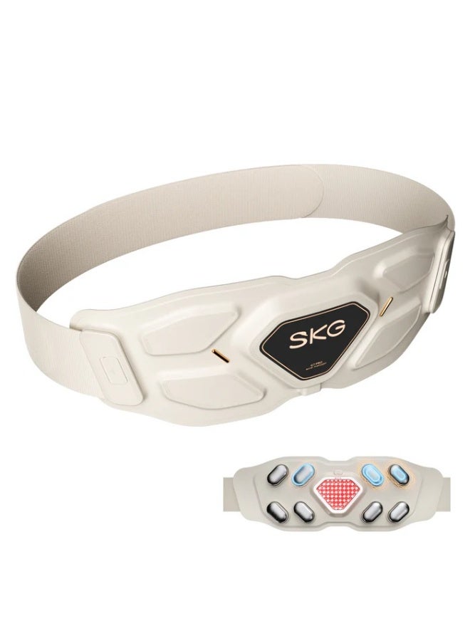 SKG مدلك أسفل الظهر SKG W9 Pro للرجال والنساء لتخفيف الألم، وسادة تسخين قابلة للتعديل بدون سلك، مدلك ظهر مهتز بالأشعة تحت الحمراء، حزام قطن للخصر - Image 1