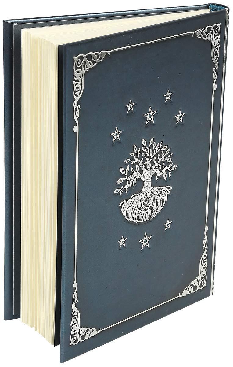 Nemesis Now Tree of Life Embossed Dream Book Journal, Paper, Purple Ribbon Bookmark, 17cm - Image 2