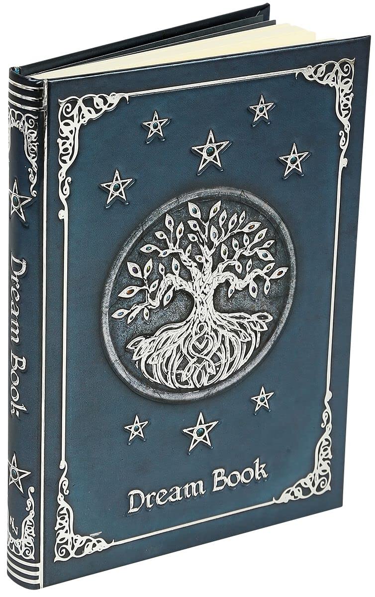 Nemesis Now Tree of Life Embossed Dream Book Journal, Paper, Purple Ribbon Bookmark, 17cm - Image 1